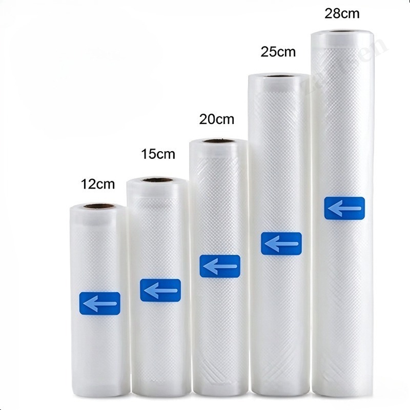 Vacuum Sealer Bags Rolls Bpa Free - ม้วนถุงซีลสุญญากาศขนาด 5 เมตร สำหรับอาหาร เกรดเชิงพาณิชย์ ปลอดสาร