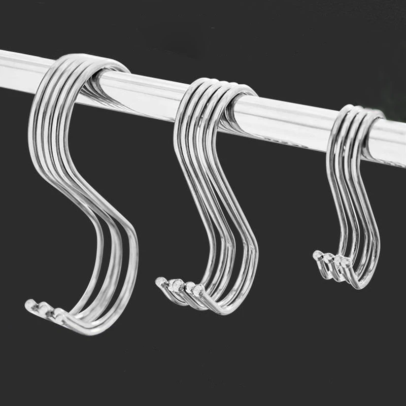 Sous Vide Rack Stainless Steel - 10 ชิ้น S - Shape Hook