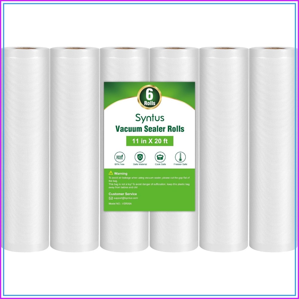 Vacuum Sealer Bags Rolls Bpa Free - ถุงซีลสูญญากาศ 6 ม้วน ขนาด 11