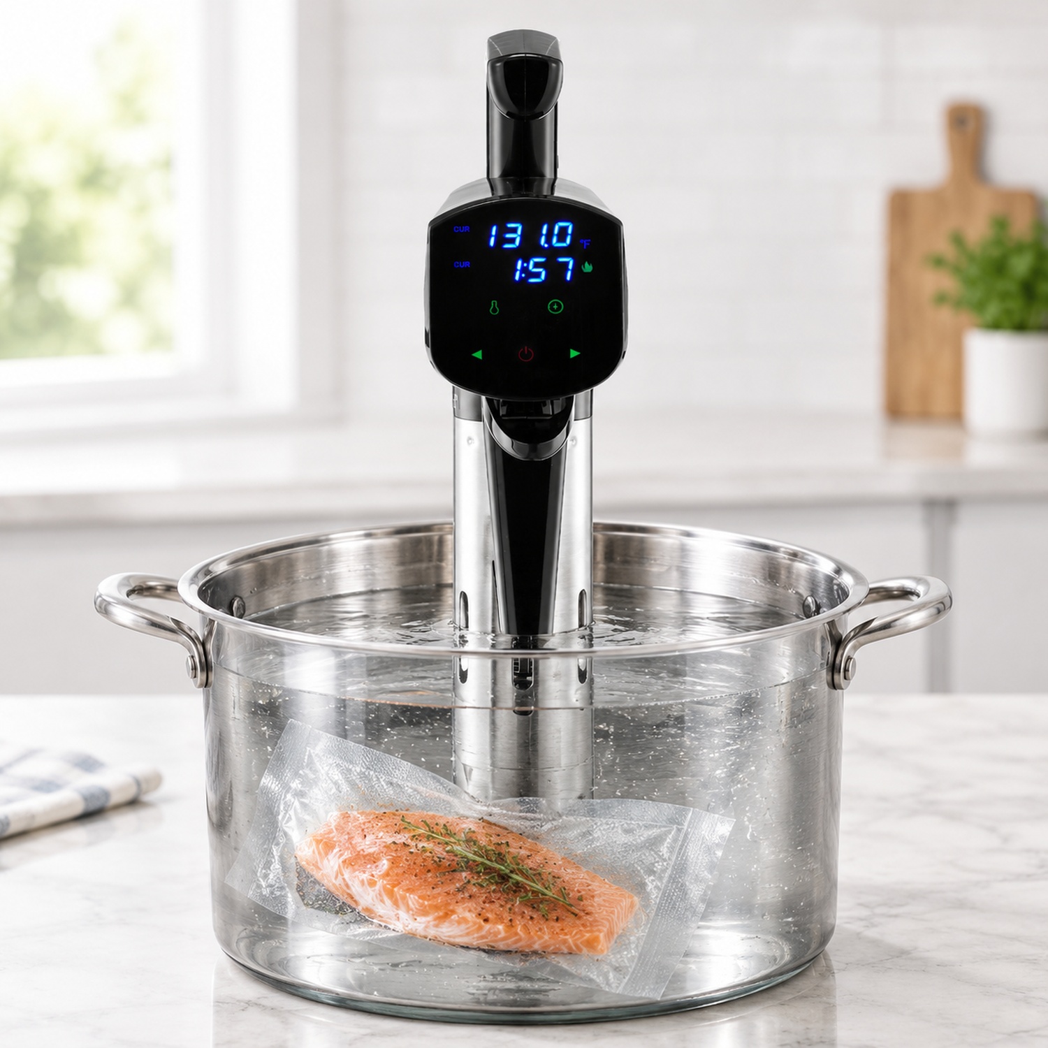 Sous Vide Precision Cooker 1100W - เครื่องทำอาหารแบบควบคุมอุณหภูมิอย่างแม่นยำ (Sous Vide) กำลังไฟ 1100 วัตต์