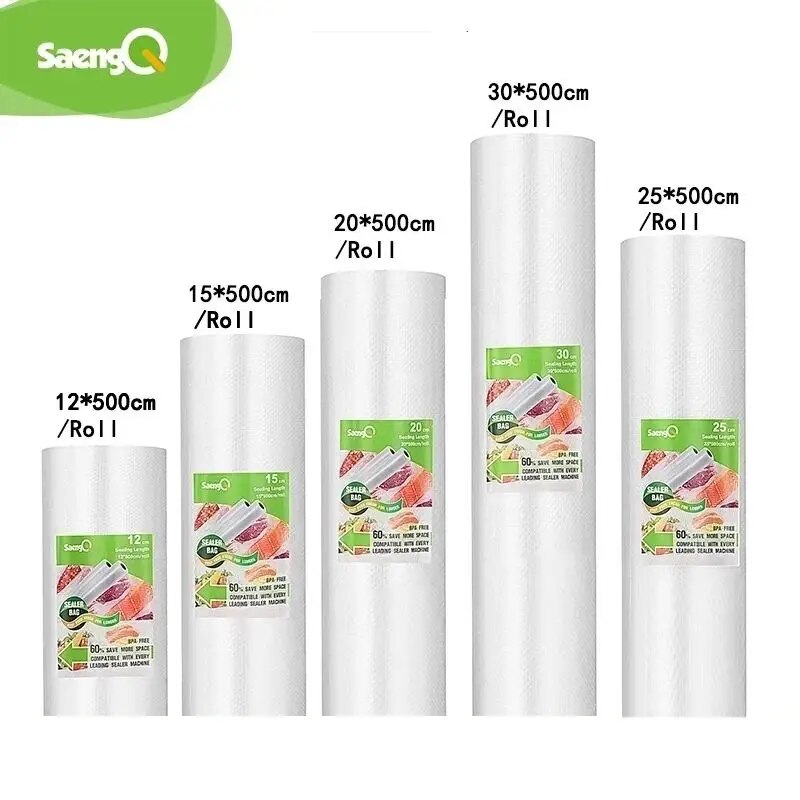 Vacuum Sealer Machine For Sous Vide - SaengQ ถุงสูญญากาศสําหรับอาหารเครื่องซีลสูญญากาศอาหารสดยาว 12 + 15 +