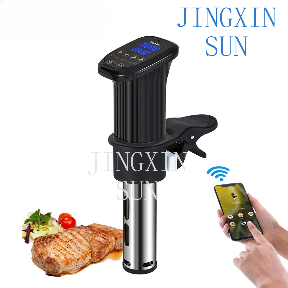 Sous Vide Immersion Circulator Wifi - เครื่องควบคุมอุณหภูมิแบบแช่ตัวอย่างอาหารด้วยระบบสุญญากาศ พร้อมแอพควบคุมผ่าน WiFi ตั้งเวลาได้ ควบคุมการปรุงอาหารแบบดิจิทัล พร้อมเครื่องทำความร้อนในตัว
