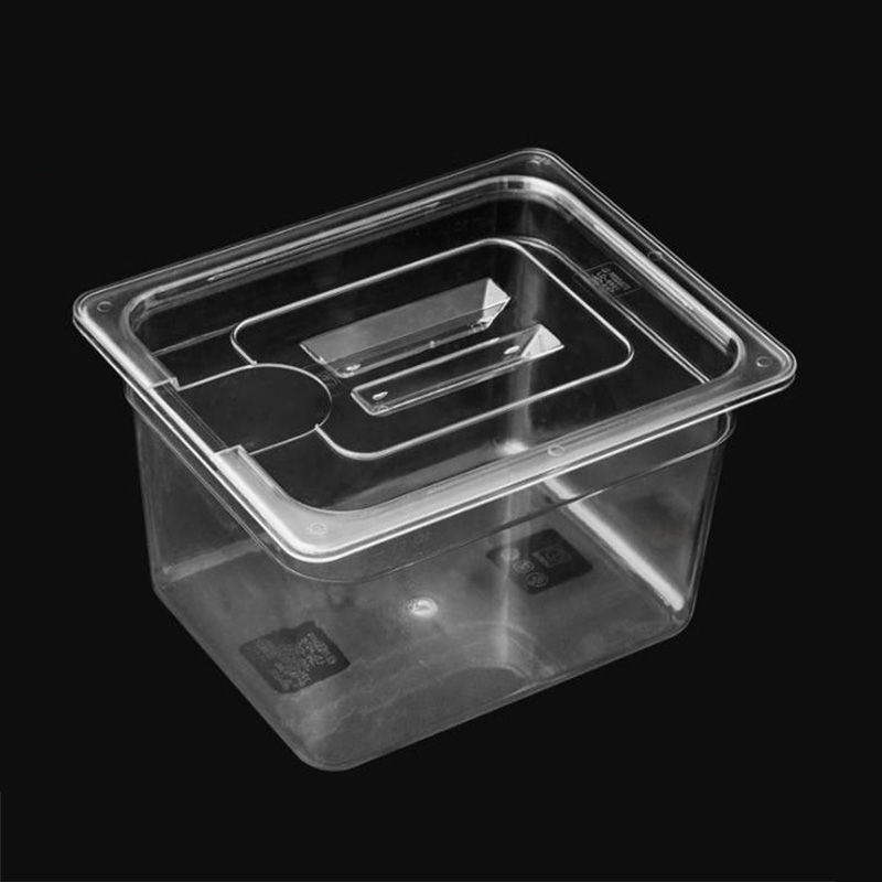 Sous Vide Container With Lid 11L - 6L 11L Sous Vide คอนเทนเนอร์สเต็กเครื่องพร้อมฝาปิดถังน้ำ Bath