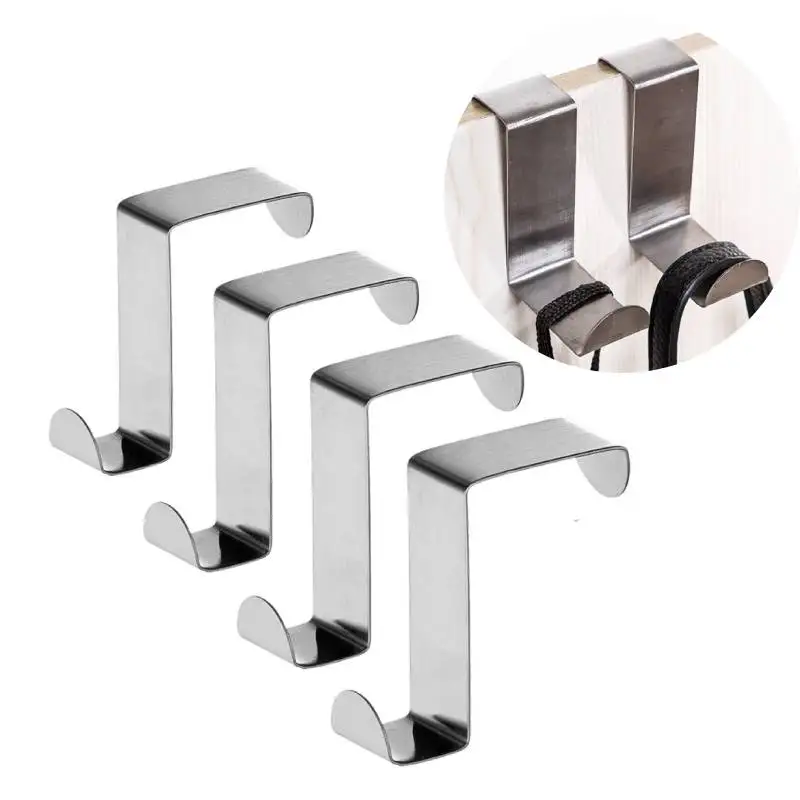 Sous Vide Rack Stainless Steel - 2-20 ชิ้นลิ้นชักตะขอสแตนเลส Reversible กว่าประตูตู้ประตูผ้าเช็ดตัวแขวนผู้ถือ Hook Rack