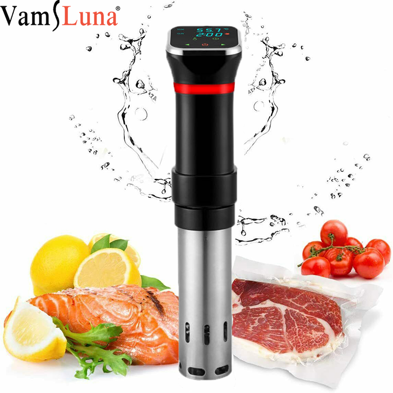 Sous Vide Precision Cooker 1100W - แบบพกพา 1100WสูญญากาศอาหารSous Videเครื่องPrecision Cookerทำอาหารอุปกรณ์ที่ทนทานImmersion Circulator LCD