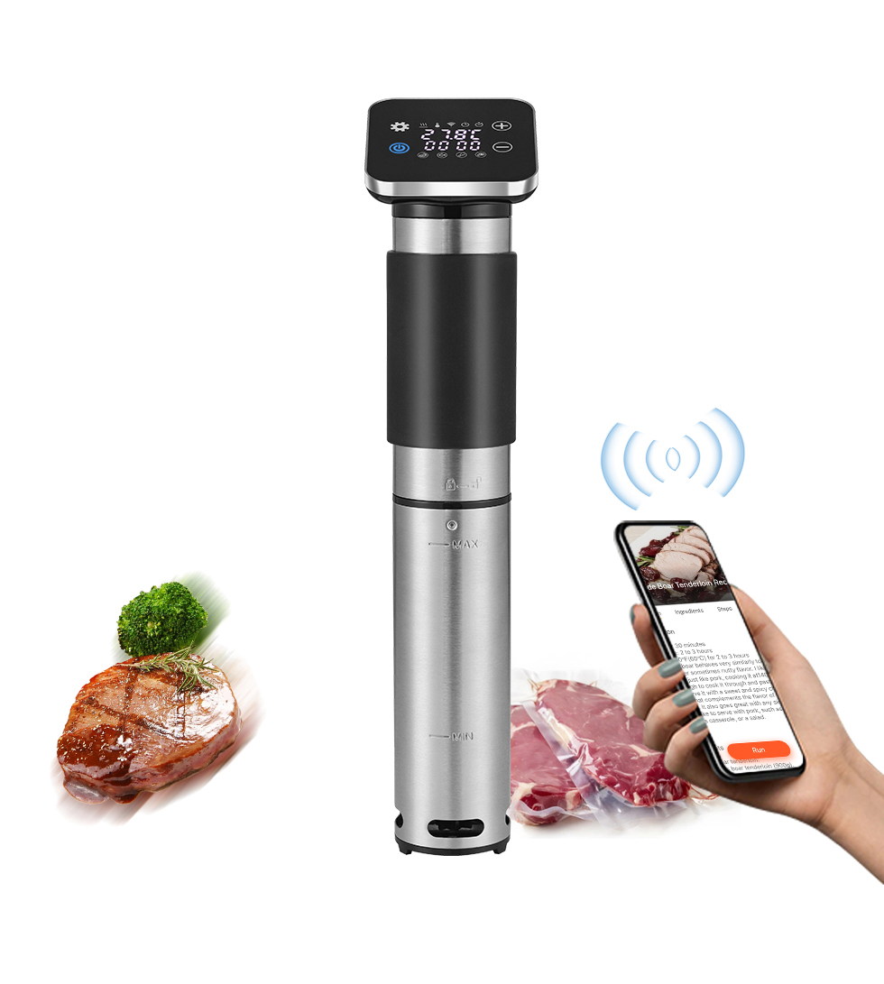Sous Vide Immersion Circulator Wifi - เครื่องทำความร้อนแบบจุ่มไฟฟ้า 1300W เครื่องทำอาหารแบบจุ่มความร้อน เครื่องทำอาหารแบบ Sous Vide