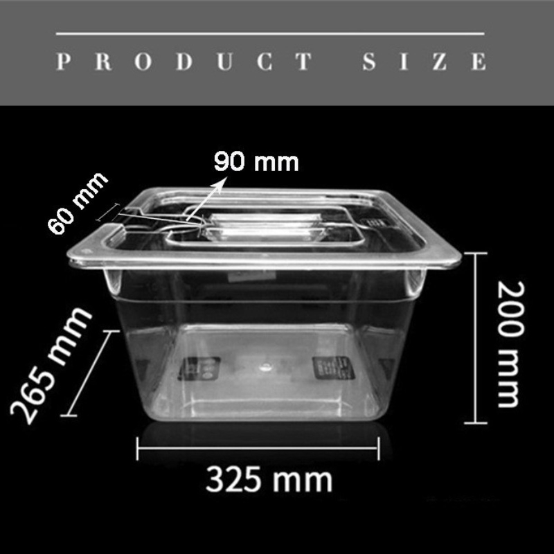 ภาชนะบรรจุน้ำแบบมีฝาปิดขนาด 11 - Sous Vide Container With Lid 11L บทวิจารณ์และราคา