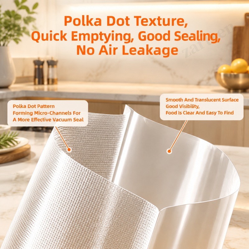 ม้วนถุงซีลสุญญากาศขนาด 5 เมตร  - Vacuum Sealer Bags Rolls Bpa Free บทวิจารณ์และราคา