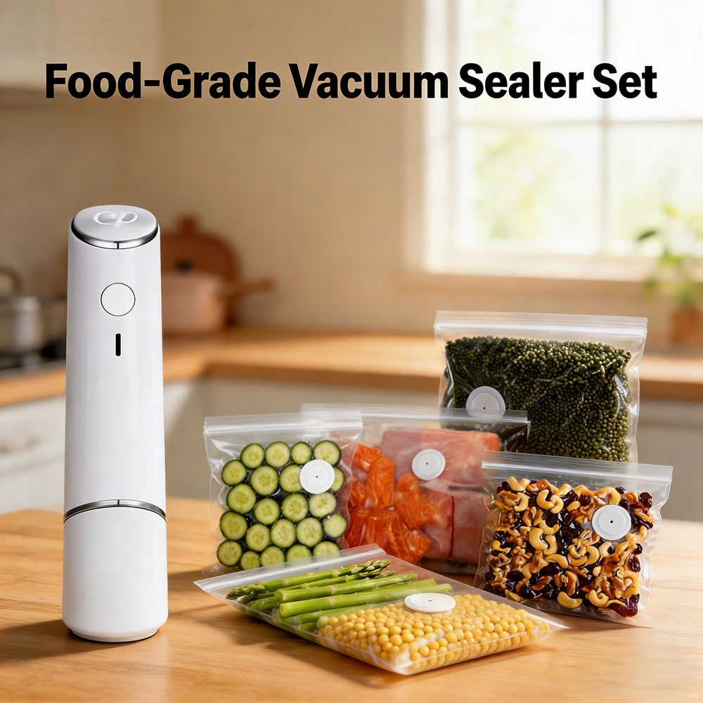 ถุงสูญญากาศแบบใช้ซ้ำได้ 30 ชิ้ - Vacuum Sealer Machine For Sous Vide บทวิจารณ์และราคา
