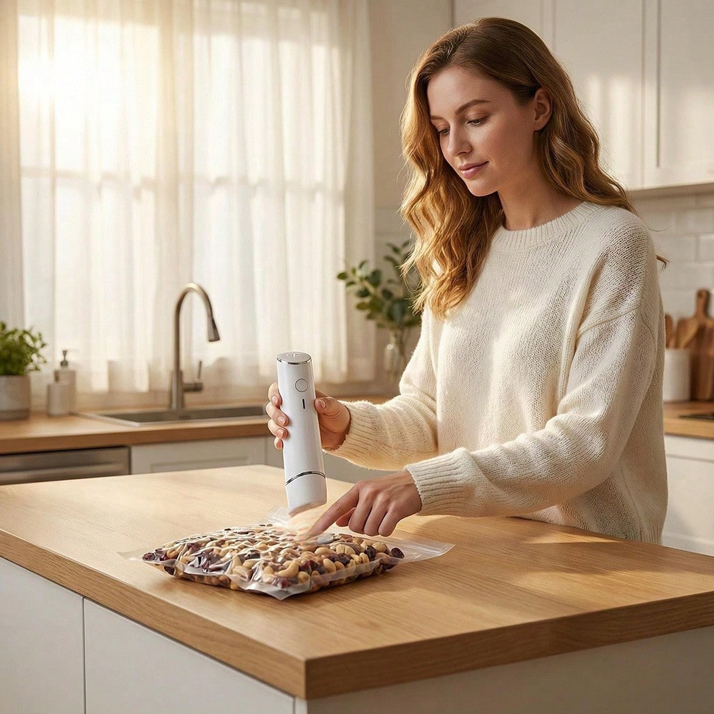 ถุงสูญญากาศแบบใช้ซ้ำได้ 30 ชิ้ - Vacuum Sealer Machine For Sous Vide บทวิจารณ์และราคา