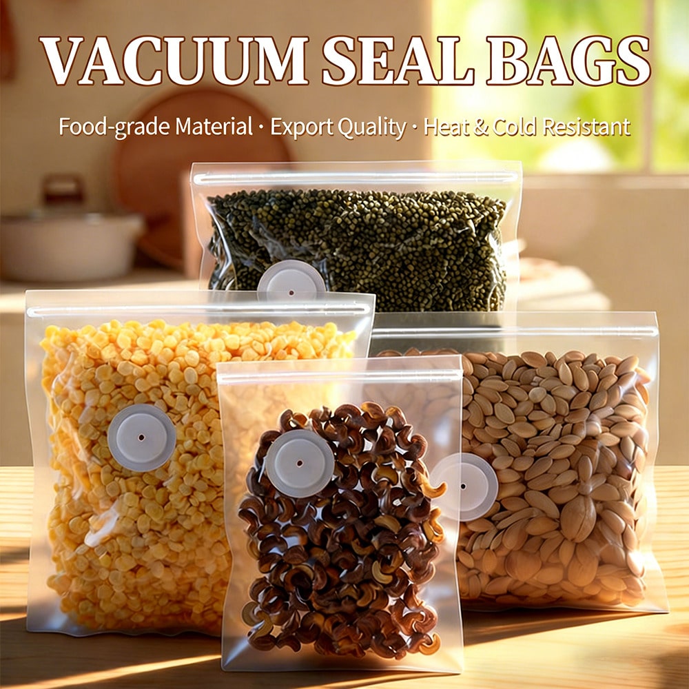 ถุงสูญญากาศแบบใช้ซ้ำได้ 30 ชิ้ - Vacuum Sealer Machine For Sous Vide บทวิจารณ์และราคา