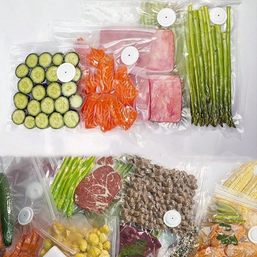 ถุงสูญญากาศแบบใช้ซ้ำได้ 30 ชิ้ - Vacuum Sealer Machine For Sous Vide บทวิจารณ์และราคา