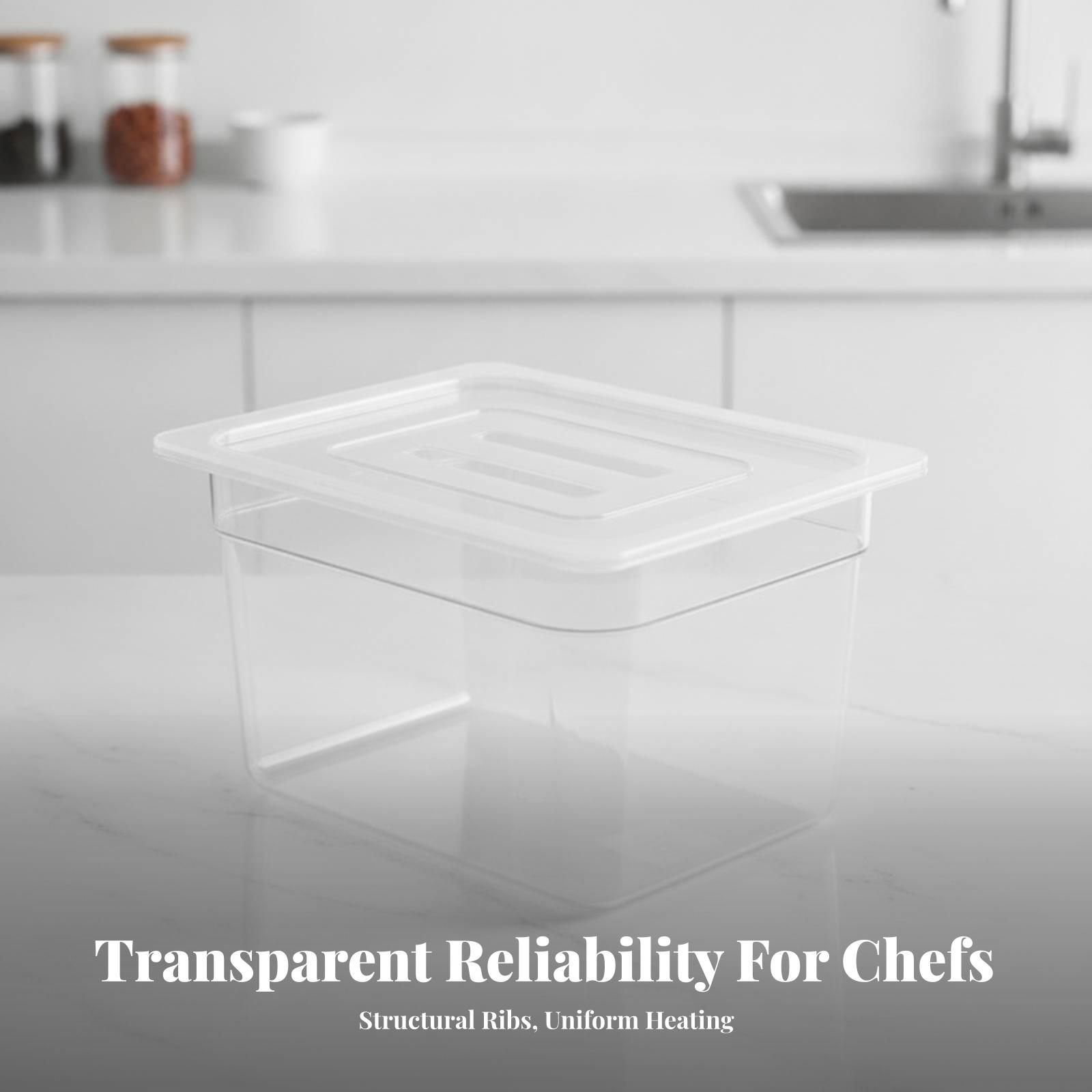 ภาชนะใส่ของเหลวสำหรับซูวีด ขนา - Sous Vide Container With Lid 11L บทวิจารณ์และราคา