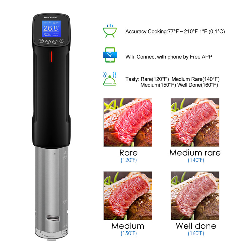 IKBIRD 1000W Sous Vide หม้อหุง - Sous Vide Immersion Circulator Wifi บทวิจารณ์และราคา