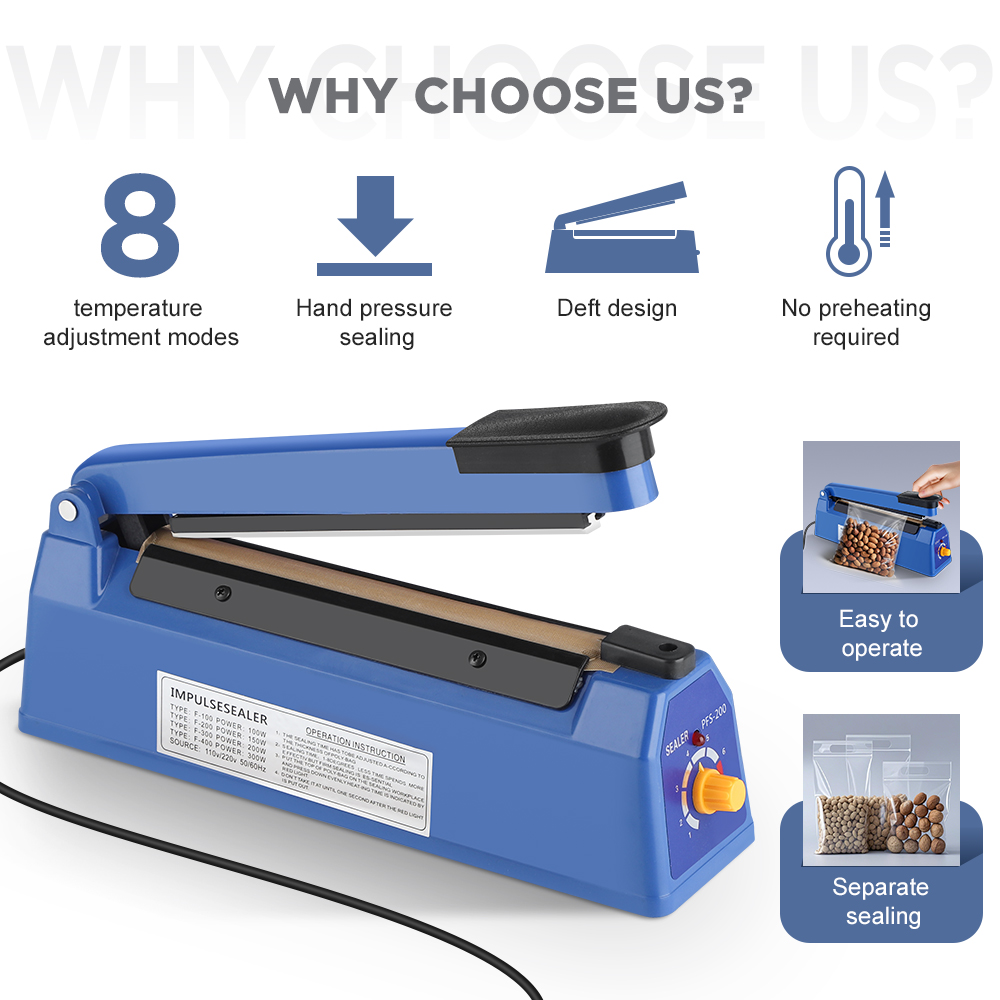เครื่องซีลถุงพลาสติกแบบมือหมุน - Vacuum Sealer Machine For Sous Vide บทวิจารณ์และราคา
