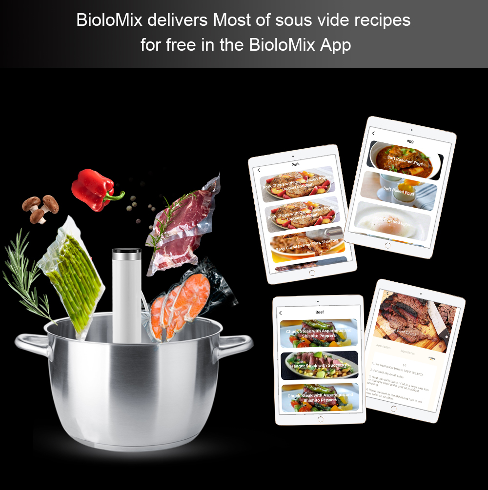 BioloMix 4th Generation สมาร์ท - Sous Vide Immersion Circulator Wifi บทวิจารณ์และราคา