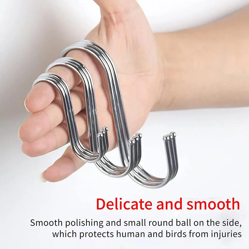 10 ชิ้น S - Shape Hook สแตนเลส - Sous Vide Rack Stainless Steel บทวิจารณ์และราคา