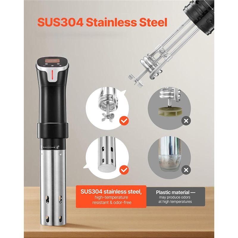 เครื่องปรุงอาหารซูวีดแบบแม่นยำ - Sous Vide Precision Cooker 1100W บทวิจารณ์และราคา