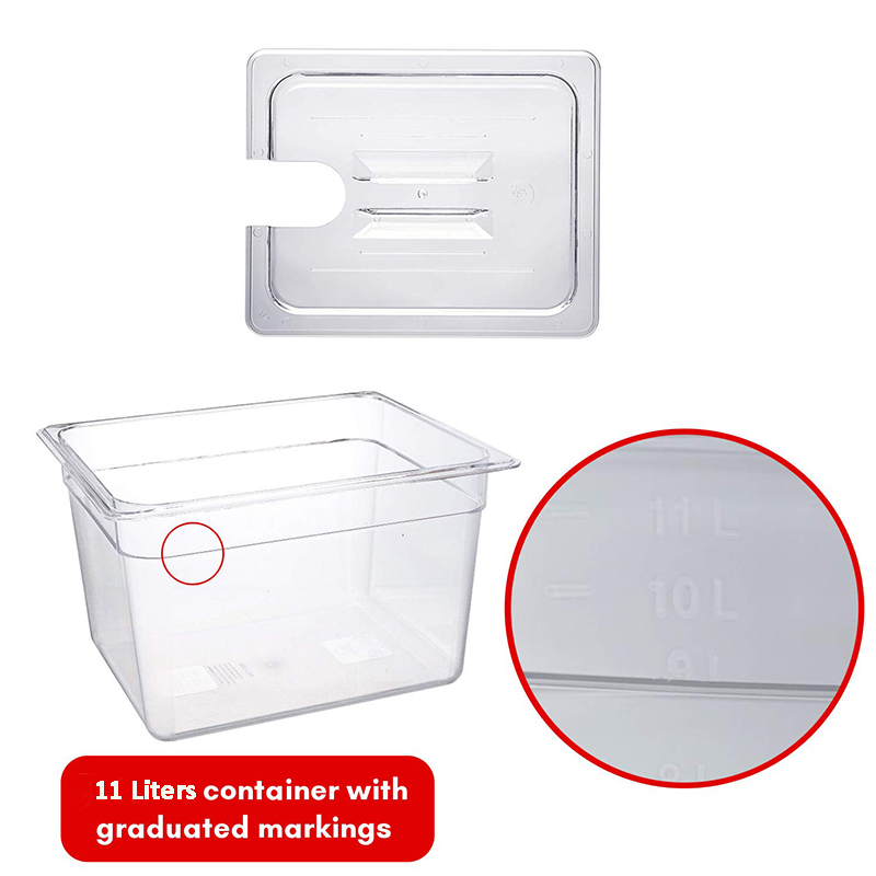 BioloMix Sous Vide 11L คอนเทนเ - Sous Vide Container With Lid 11L บทวิจารณ์และราคา