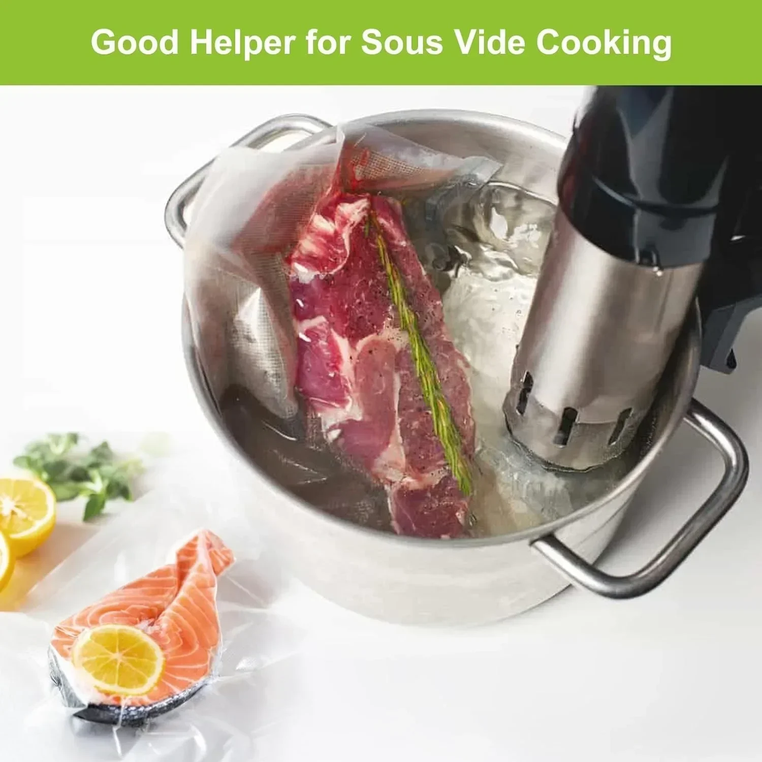 ม้วนฟิล์มซีลสูญญากาศสำหรับอาหา - Vacuum Sealer Bags Rolls Bpa Free บทวิจารณ์และราคา