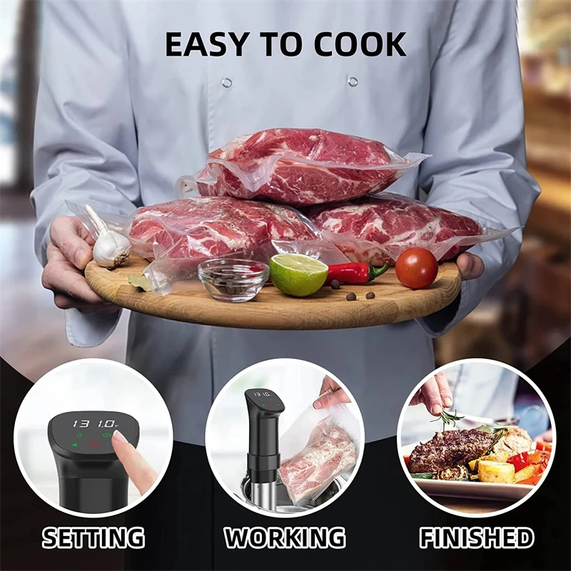 หม้อหุงต้มกันน้ำ 1100 วัตต์, อ - Sous Vide Precision Cooker 1100W บทวิจารณ์และราคา