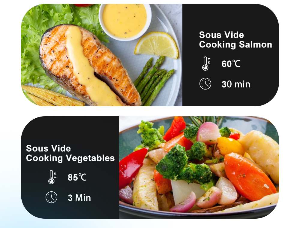 เครื่องทำความร้อนแบบจุ่มพร้อมต - Sous Vide Immersion Circulator Wifi บทวิจารณ์และราคา