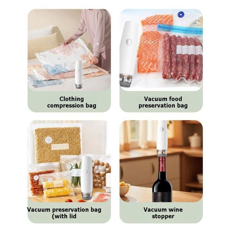 เครื่องซีลสูญญากาศอาหารแบบพกพา - Vacuum Sealer Machine For Sous Vide บทวิจารณ์และราคา