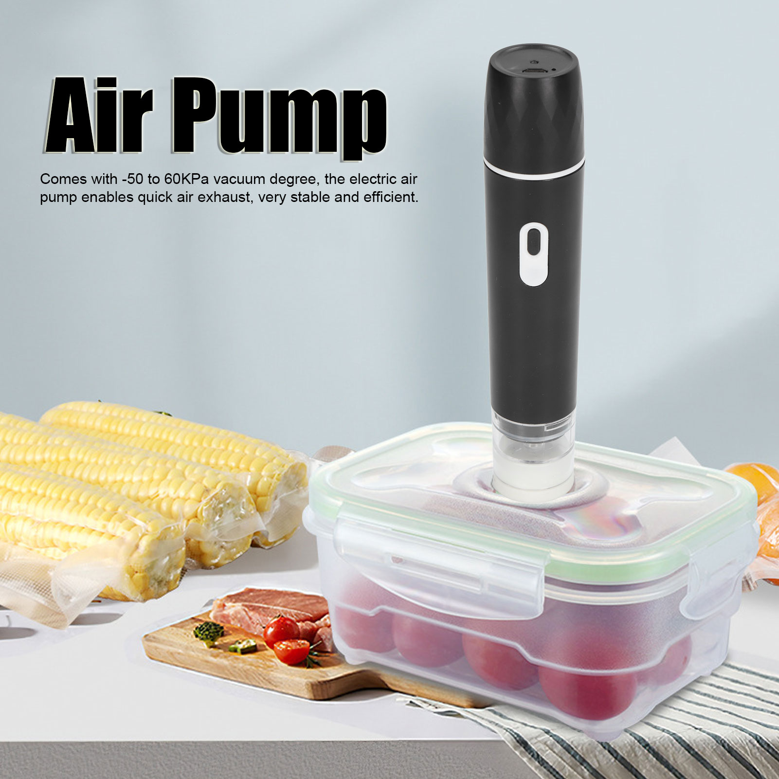 เครื่องปั๊มลมไฟฟ้าแบบมือถือสำห - Vacuum Sealer Machine For Sous Vide บทวิจารณ์และราคา