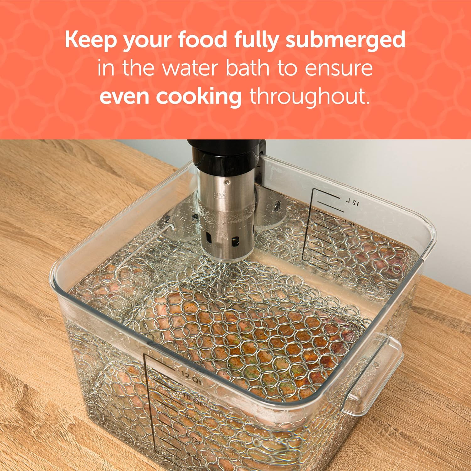 ตุ้มน้ำหนักสำหรับซูวีด (Sous V - Sous Vide Weights Food Grade บทวิจารณ์และราคา