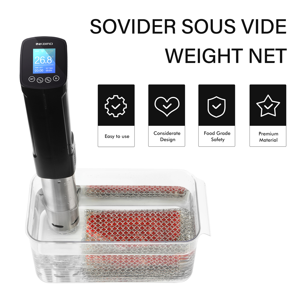 SOVIDER เกรดอาหารสแตนเลสตาข่าย - Sous Vide Weights Food Grade บทวิจารณ์และราคา