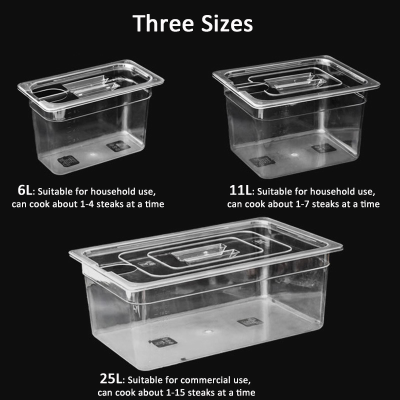 ภาชนะซูวีด 11 ลิตร ปราศจากสาร  - Sous Vide Container With Lid 11L บทวิจารณ์และราคา