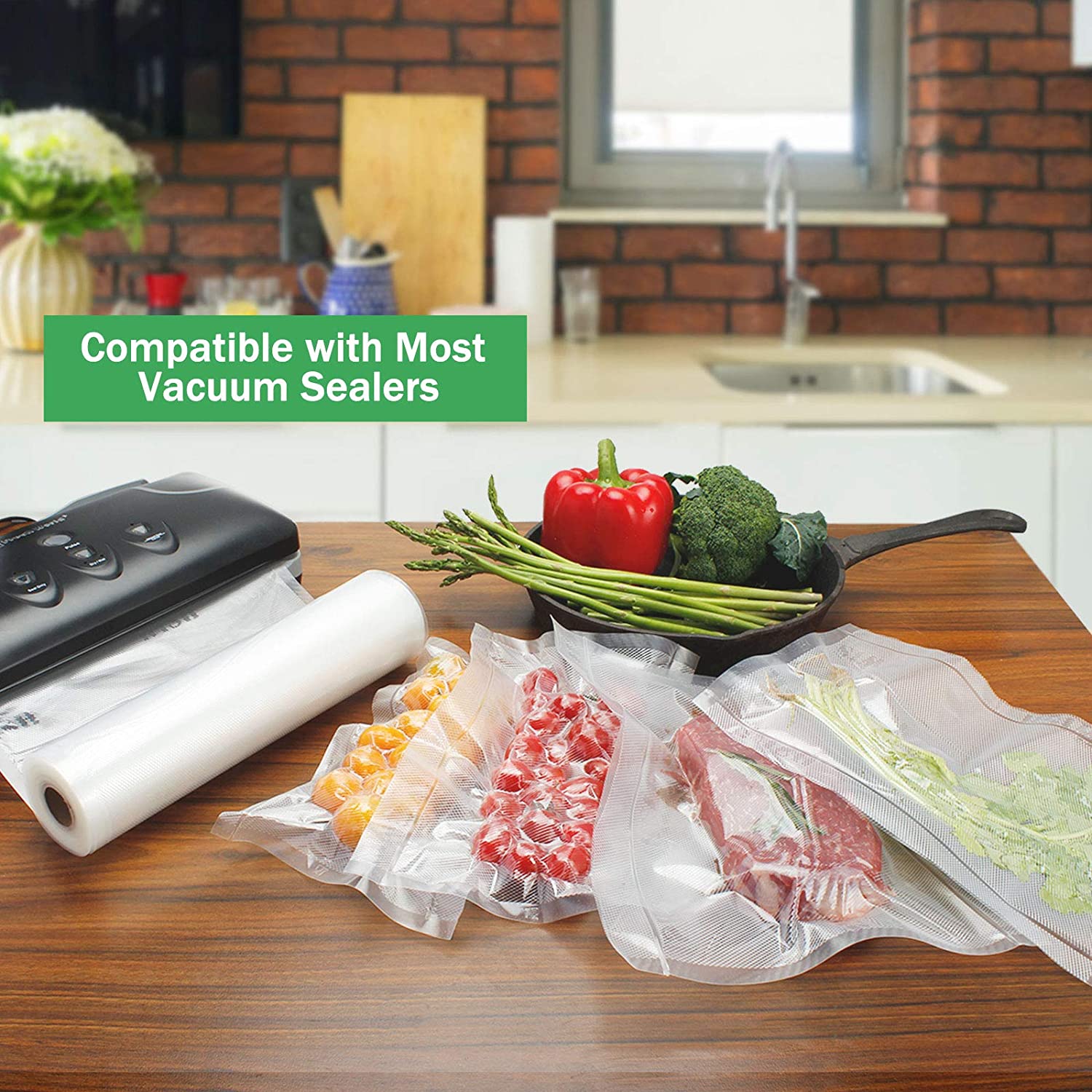 ถุงสูญญากาศสําหรับอาหาร ถุงเก็ - Vacuum Sealer Machine For Sous Vide บทวิจารณ์และราคา