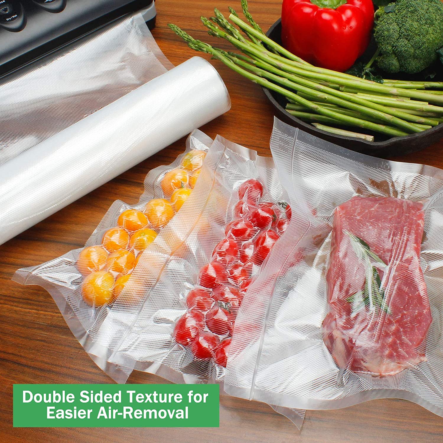 ถุงสูญญากาศสําหรับอาหาร ถุงเก็ - Vacuum Sealer Machine For Sous Vide บทวิจารณ์และราคา