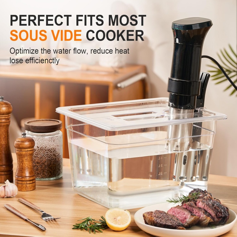 6L/11L/25L คอนเทนเนอร์ Sous Vi - Sous Vide Container With Lid 11L บทวิจารณ์และราคา
