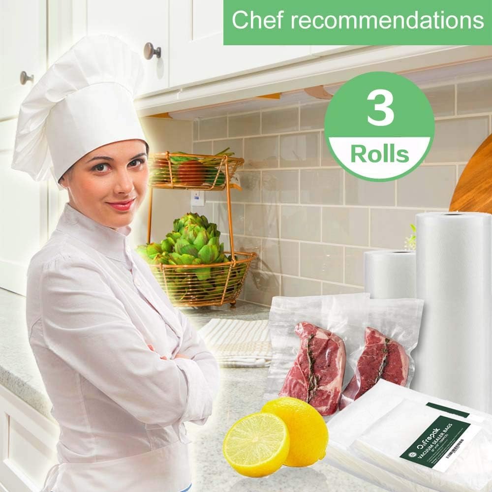 ถุงซีลสูญญากาศแบบม้วน 3 แพ็ค ข - Vacuum Sealer Bags Rolls Bpa Free บทวิจารณ์และราคา