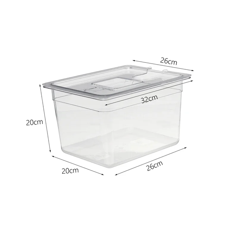ถังน้ำสำหรับซูวีด 6 ลิตร 11 ลิ - Sous Vide Container With Lid 11L บทวิจารณ์และราคา