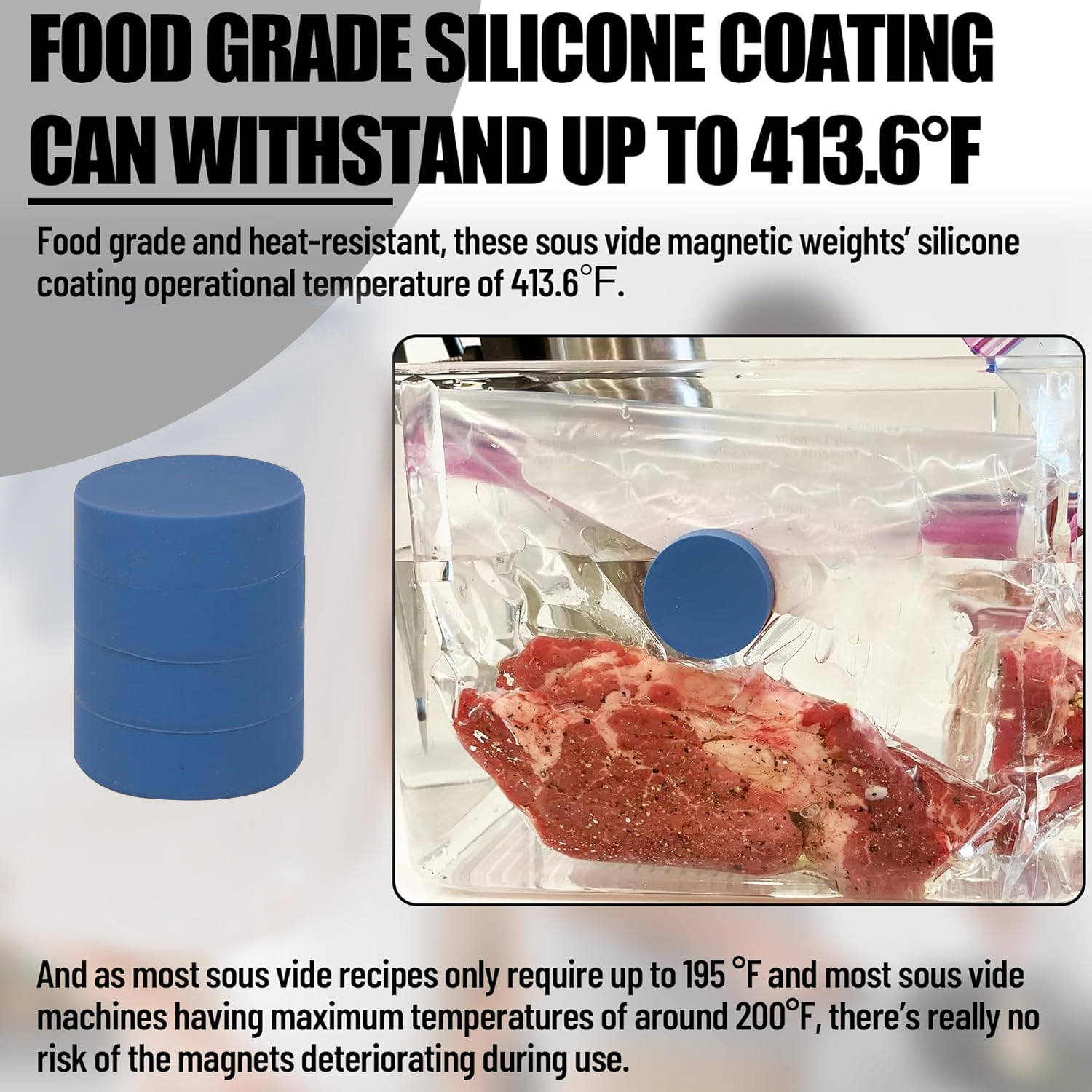 Sous Vide น้ําหนักเกรดอาหารสแต - Sous Vide Weights Food Grade บทวิจารณ์และราคา