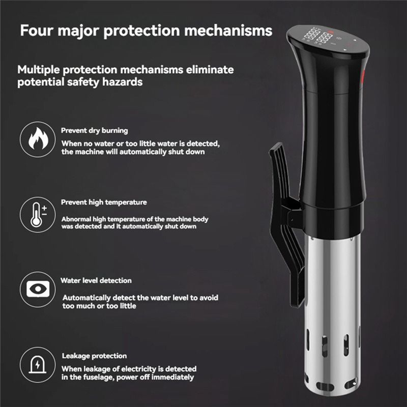 M02K-เครื่องทำอาหารสูญญากาศแบบ - Sous Vide Precision Cooker 1100W บทวิจารณ์และราคา