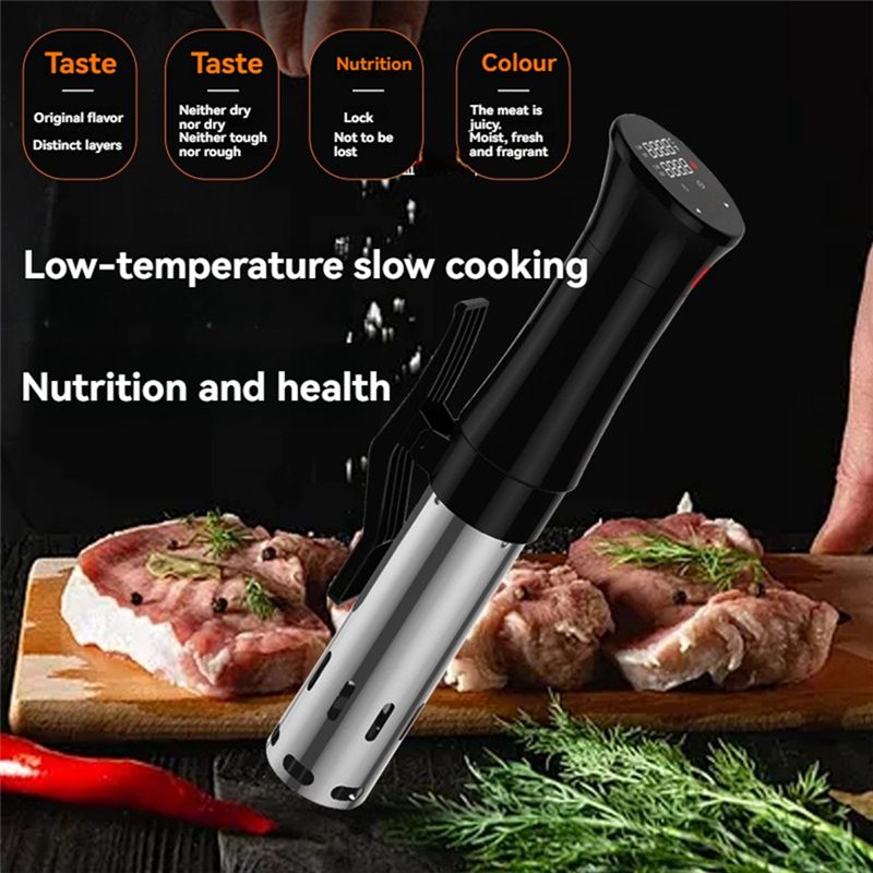 M02K-เครื่องทำอาหารสูญญากาศแบบ - Sous Vide Precision Cooker 1100W บทวิจารณ์และราคา