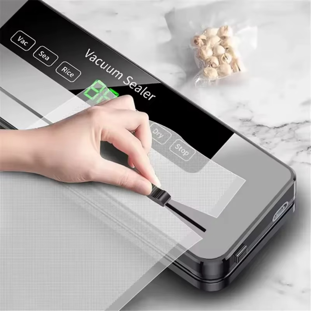 เครื่องซีลสูญญากาศไฟฟ้าสำหรับเ - Vacuum Sealer Machine For Sous Vide บทวิจารณ์และราคา