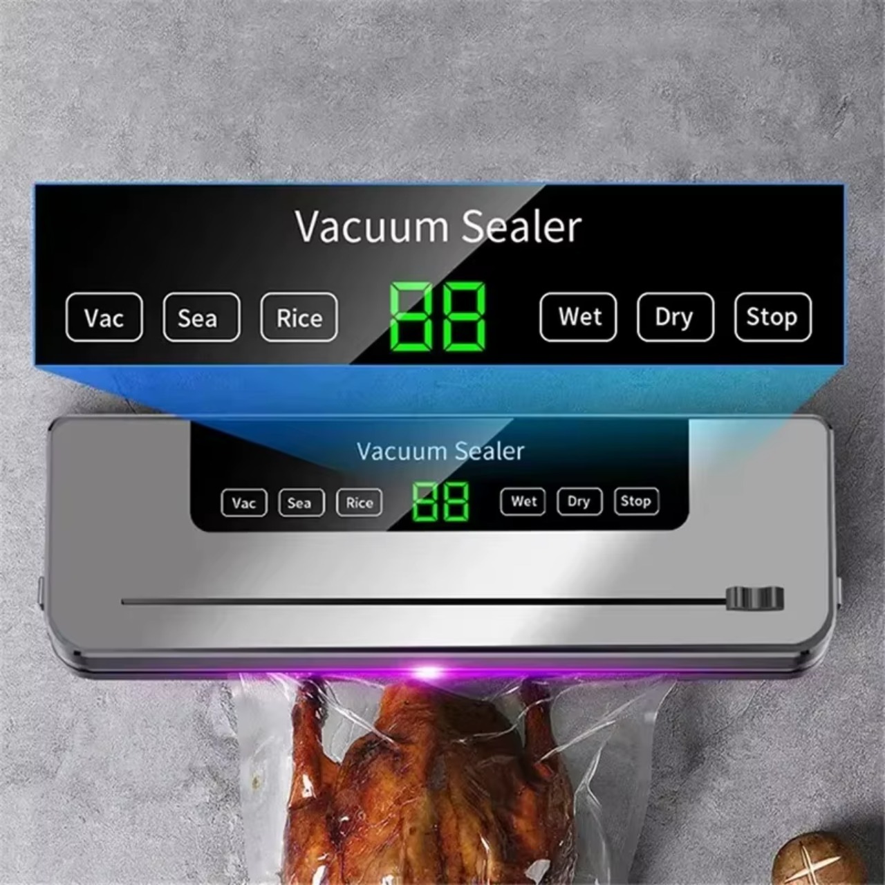 เครื่องซีลสูญญากาศไฟฟ้าสำหรับเ - Vacuum Sealer Machine For Sous Vide บทวิจารณ์และราคา