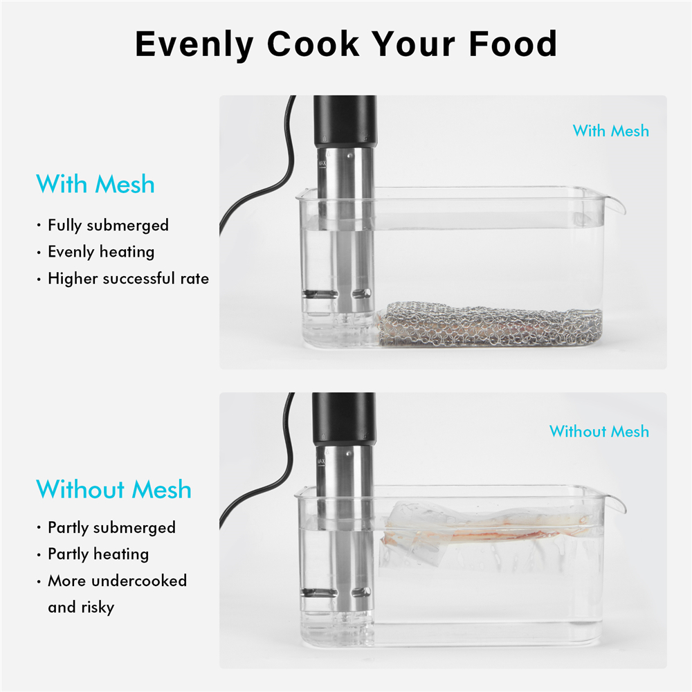 SOVIDER ตาข่ายสแตนเลสเกรดอาหาร - Sous Vide Weights Food Grade บทวิจารณ์และราคา
