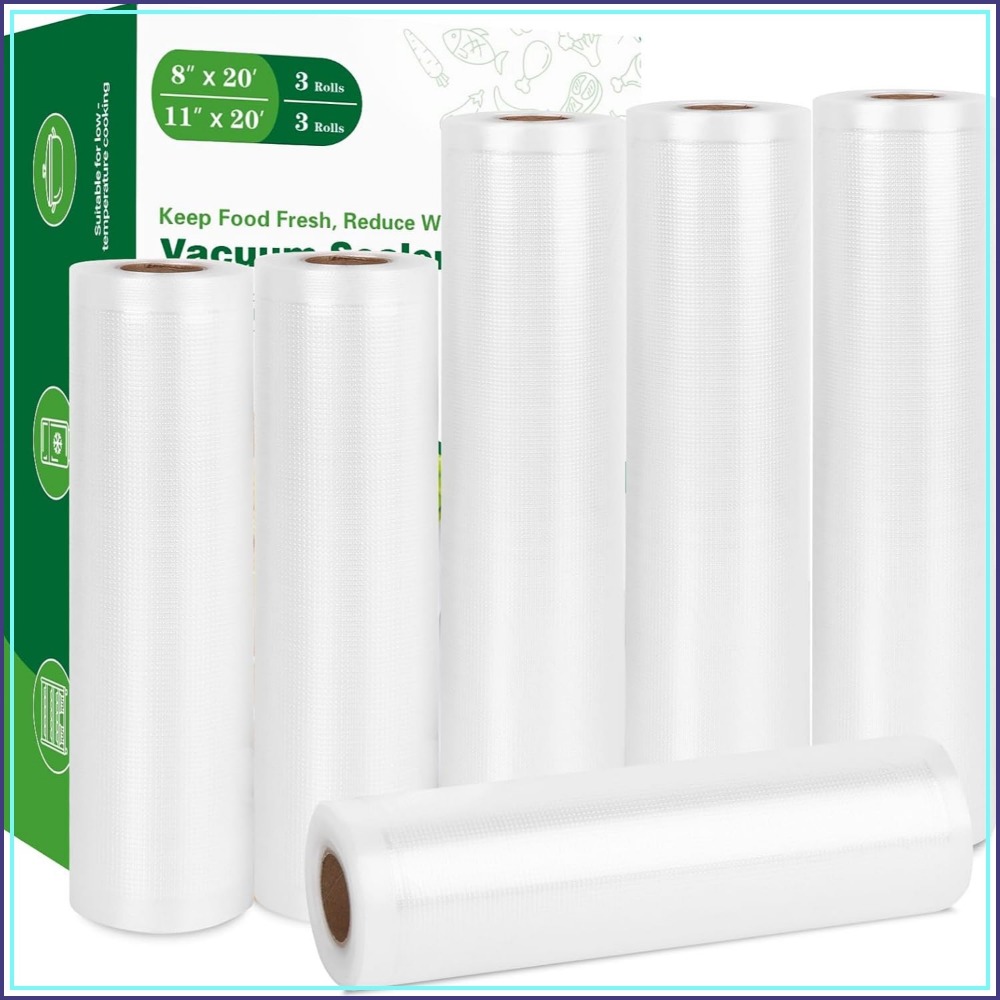 ถุงซีลสูญญากาศแบบปรับแต่งได้ 6 - Vacuum Sealer Bags Rolls Bpa Free บทวิจารณ์และราคา