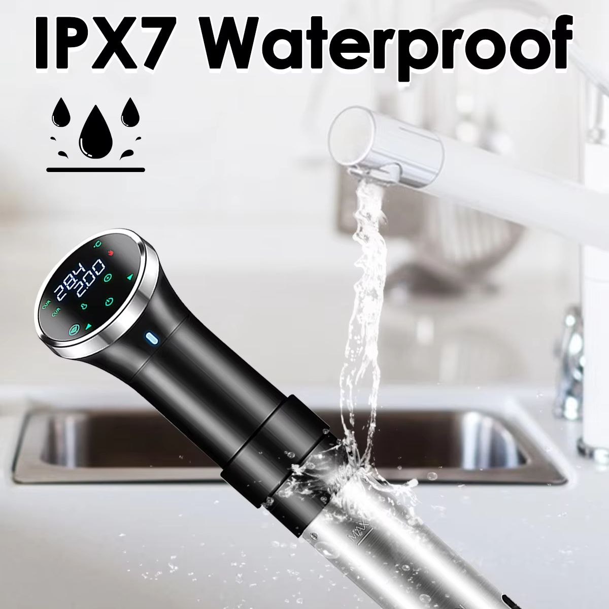 เครื่องทำอาหารซูวีด 1100 วัตต์ - Sous Vide Precision Cooker 1100W บทวิจารณ์และราคา