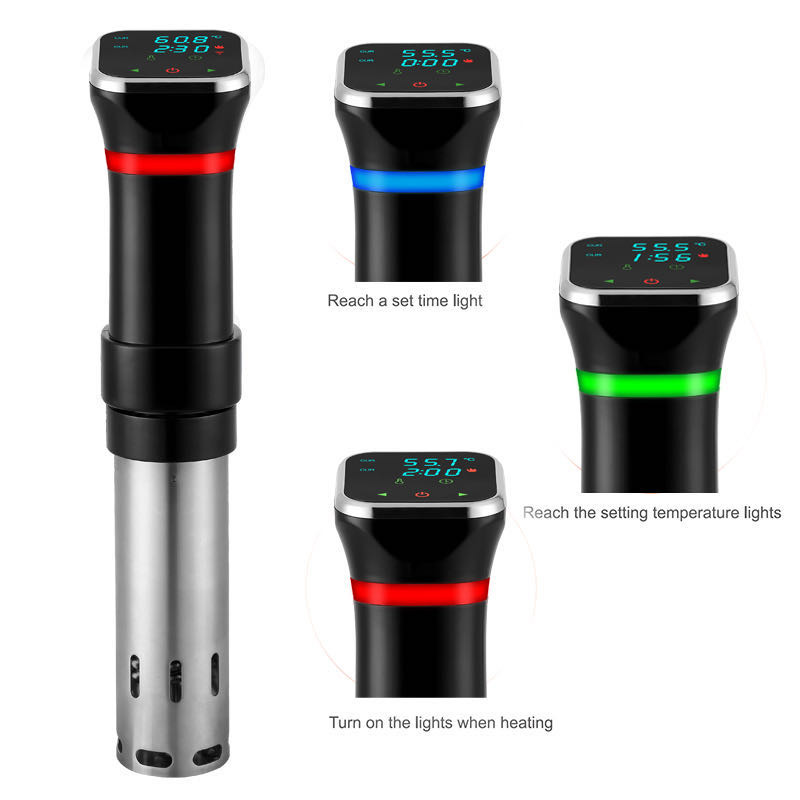 แบบพกพา 1100WสูญญากาศอาหารSous - Sous Vide Precision Cooker 1100W บทวิจารณ์และราคา