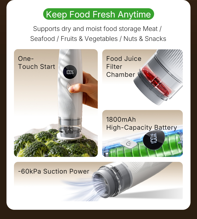 เครื่องซีลสูญญากาศแบบพกพา ใช้ส - Vacuum Sealer Machine For Sous Vide บทวิจารณ์และราคา