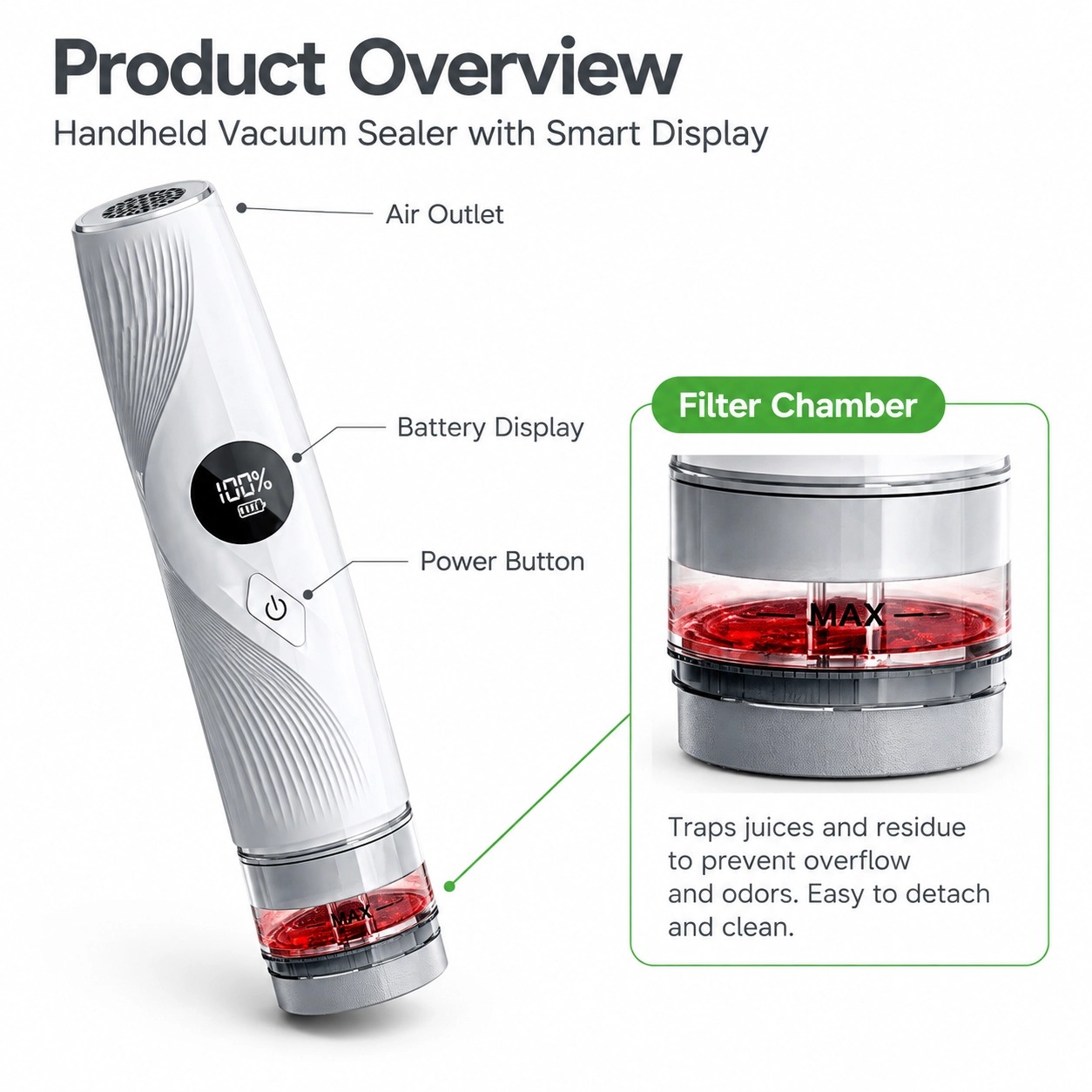เครื่องซีลสูญญากาศแบบพกพา ใช้ส - Vacuum Sealer Machine For Sous Vide บทวิจารณ์และราคา
