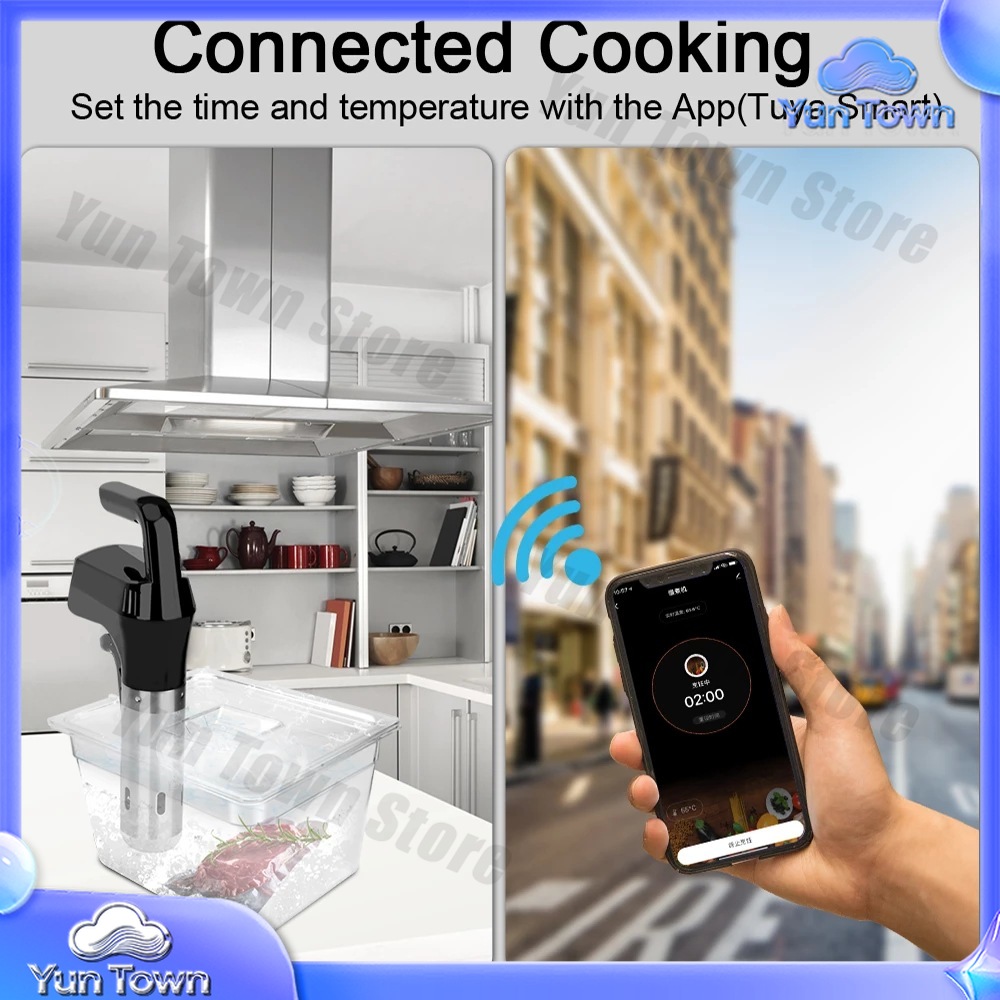 เครื่องทำอาหารซูวีด์อัจฉริยะแบ - Sous Vide Immersion Circulator Wifi บทวิจารณ์และราคา