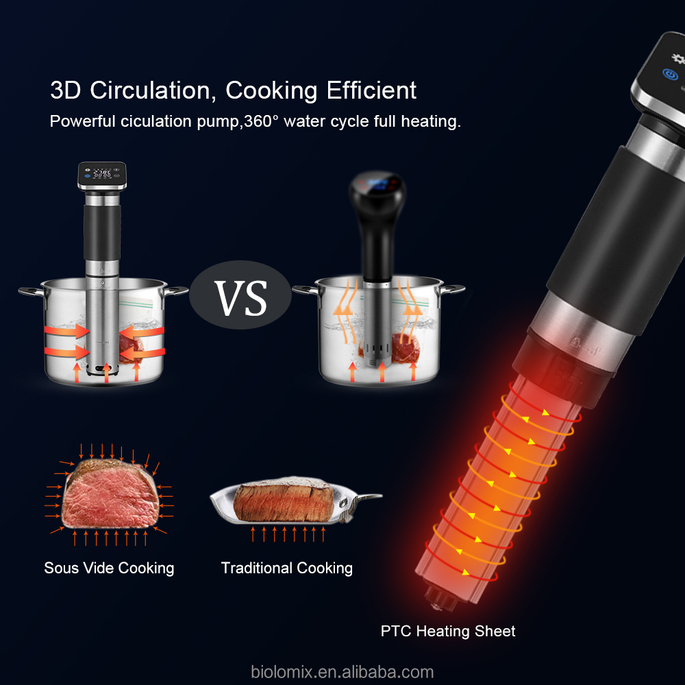 เครื่องทำความร้อนแบบจุ่มไฟฟ้า  - Sous Vide Immersion Circulator Wifi บทวิจารณ์และราคา